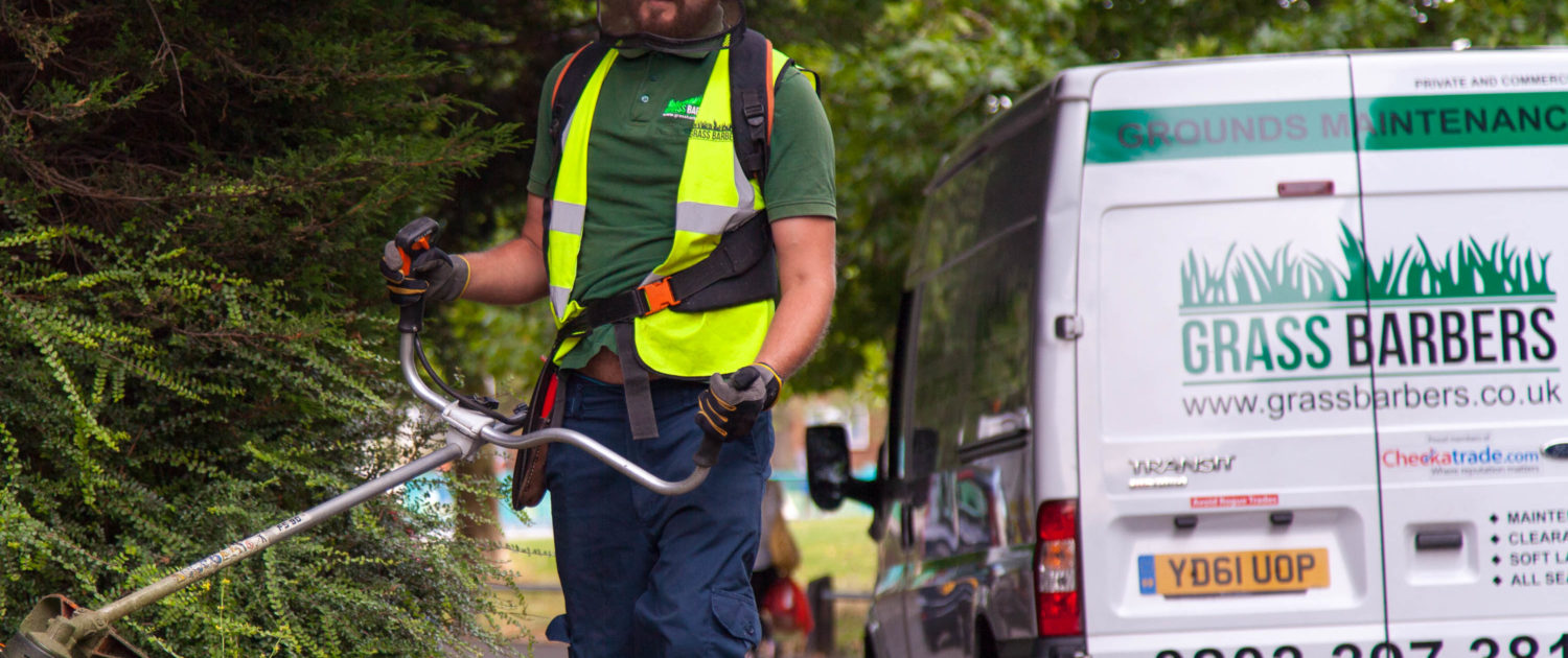 Commercial Grounds Maintenance Services in London and Surrey by Grass Barbers